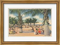 Framed Beach Postcard III