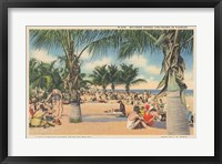 Framed Beach Postcard III