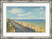 Framed Beach Postcard II