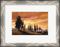 Framed Umber Twilight