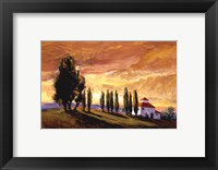 Framed Umber Twilight