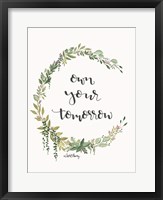Framed Own Your Tomorrow