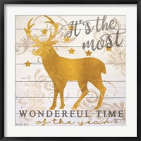 Framed It's the Most Wonderful Time Deer