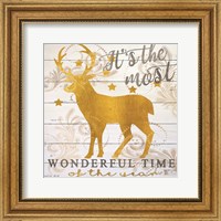 Framed It's the Most Wonderful Time Deer