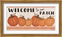 Framed Welcome to Our Pumpkin Patch