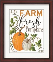 Framed Farm Fresh Pumpkins