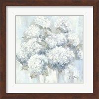 Framed White Hydrangeas