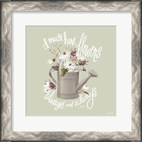 Framed Farmhouse Watering Can
