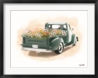 Framed Flower Truck