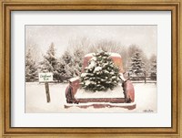 Framed Rustic Christmas Trees