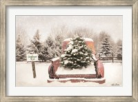 Framed Rustic Christmas Trees