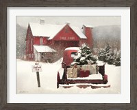 Framed Tree Farm Christmas