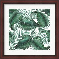 Framed Monstea Leaves Pattern