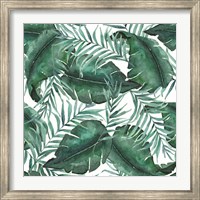 Framed Monstea Leaves Pattern