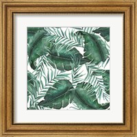 Framed Monstea Leaves Pattern