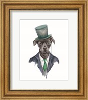 Framed Dapper Dog