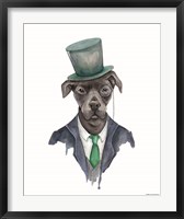 Framed Dapper Dog