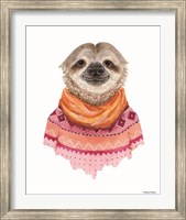 Framed Sloth in a Sweater
