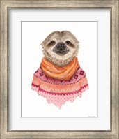 Framed Sloth in a Sweater