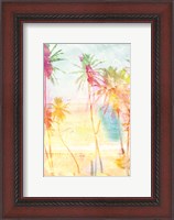 Framed Bright Summer Palms