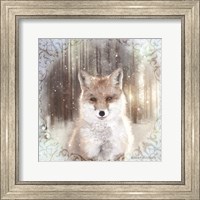 Framed Enchanted Winter Fox