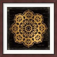 Framed Gold Mandala I