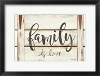 Framed Family is Love