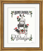 Framed Homegrown Holidays