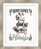 Framed Homegrown Holidays