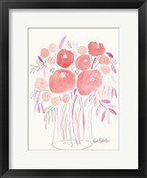 Framed Guava Blooms and Bubblegum Leaves