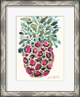 Framed Wild About Pineapple