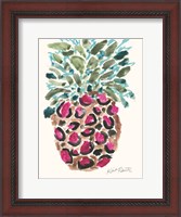 Framed Wild About Pineapple