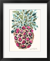 Framed Wild About Pineapple