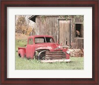 Framed Red and Rusty I