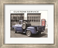 Framed Gulf Service Station