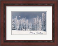 Framed Lava Mountain Merry Christmas