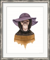 Framed Cozy Chimp