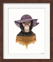 Framed Cozy Chimp