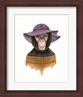 Framed Cozy Chimp