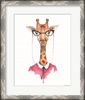 Framed Giraffe in Glasses
