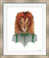 Framed Lovely Lion