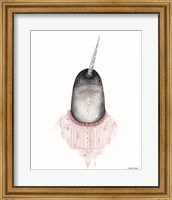 Framed Narwhal in a Nightgown