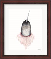 Framed Narwhal in a Nightgown