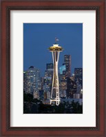 Framed Washington State, Seattle Space Needle