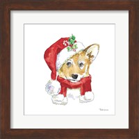 Framed Holiday Paws VIII on White