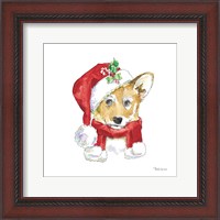 Framed Holiday Paws VIII on White