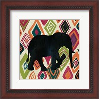 Framed African Animal I Jewel