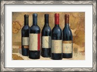 Framed Napa Reserve Wine Crop