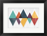 Framed Mod Triangles II Retro