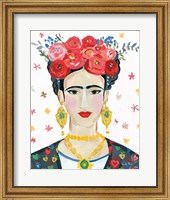 Framed Homage to Frida Bright